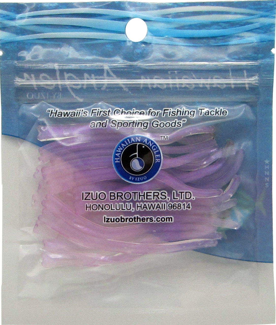 Hawaiian Angler Zip Strip Purple Obake Fishing Lures (20 Count)