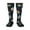 2 Black-1, variant on Spaceships and Stars Thigh High Socks Extra Long Stretchy Sock Women Over Knee High Opaque Stocking Daily Wear