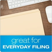 Pendaflex® File Folders, Letter Size, Manila, Straight Cut, 100/BX