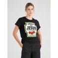 thumbnail image 1 of Letter & Tomato Graphic Round Neck Sports , Short Sleeves Casual Workout T-shirt Top, Women's Activewear Tee For Adult, Men, Women, Teen, Teenager, Adolescent, Youth, 1 of 7