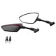thumbnail image 3 of Motorcycle Universal 10mm 8mm Rearview Mirror Side Mirror Red, 3 of 5