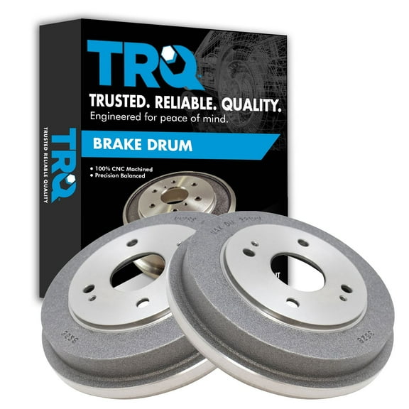 TRQ Rear Brake Drums Left & Right Pair Set of 2 for 90-02 Honda Accord BRA75100