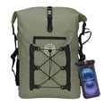 thumbnail image 1 of Mochila STOVER Waterproof 55L, bolsa seca flotante, verde, 1 of 9