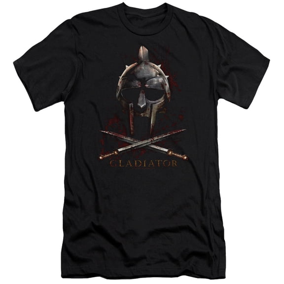 Gladiator Helmet Adult 30/1 T-Shirt Black