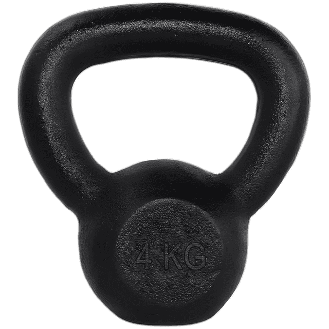 Pesa Rusa X-rush 4 Kg Color Negro - Para Entrenamiento En Casa O Gimnasio