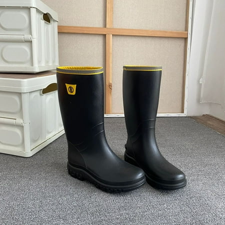 

Men‘s Rain Boots Wear-resistant Waterproof Non-slip Knee High Rain Shoes For Outdoor Working Fishing