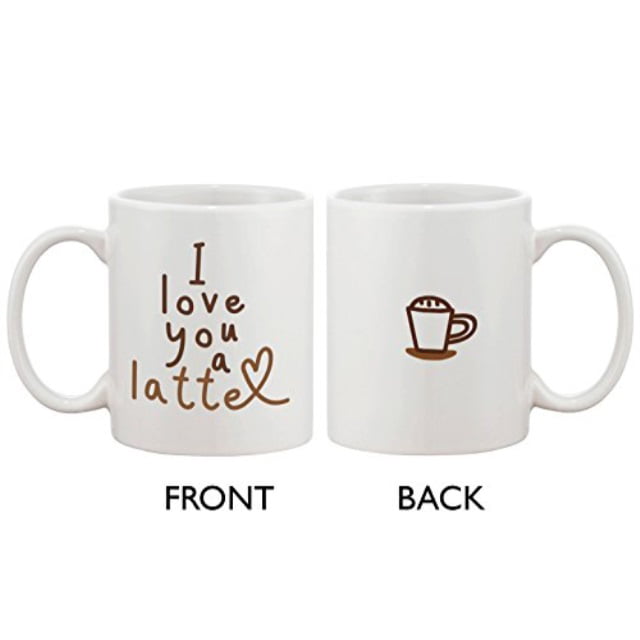 Funny Coffee Mug I love You A Latte 