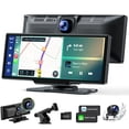 thumbnail image 1 of Pantalla Carplay Volam Wireless con cámara Dash Cam 1080p de 2,5 K, 1 of 8
