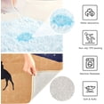 thumbnail image 4 of Coolnut Bathroom Rug Mat Epiphany Bath Mat Super Soft Absorbent Plush Shaggy Bath Rugs Non Slip Quick Dry Bath Carpet for Bathroom Floor Tub Shower, 24x16 Inches Home Decor Gifts, 4 of 5