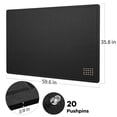 thumbnail image 4 of Lightomorrow Large Bulletin Board - 60 x 36 Inches, Decorative Felt Pin Board for Wall - 5' x 3' Foldable Photo Display Board with Self-Adhesive Tape, 4 of 7