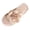 Beige, variant on Slippers For Women Open Toe Fluffy Faux Fur Shaggy Strap Anti Skid Rubber Sole Indoor Outdoor House Shoes Cushioned Slide Sandals Cozy Bedroom Footwear