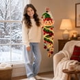 thumbnail image 6 of ZENVIVE Christmas Magic Spiral Hanging LED Lights, Hanging Xmas Decoration with Spiral Lights for Porch Entryway Doorway & Outdoor Holiday Decor, 7.8"(Elf), 6 of 7