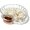 1pc, variant on Glass Shell Dumpling Tray, Sauce Divider Serving Plate (1pc) | Shell-shaped glass serving plate, suitable for dumplings, snacks, desserts, salads, and appetizers.