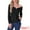 Black, variant on DARING DIVA Long Sleeves Pullover Solid Round Neck Pajama Tops XS Green