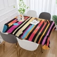 thumbnail image 2 of Yayeee Tablecloths for Rectangular Tables 60 x 108 inch Party Table Cover, Futuristic Sun, 2 of 6