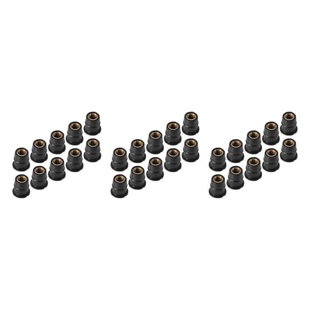 Speravity 10 Uds tuercas de goma M5 M6 cierre ciego parabrisas carenado capó accesorios de sujeción para motocicleta Type4 NO4 Speravity CBP154542