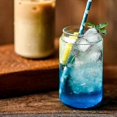thumbnail image 2 of 2 pcs Drinking Glass with Bamboo Lid, Glass Beer Glass Juice Glass Durable Transparent Glasses For Drinks Ice Water (550ml), 2 of 4