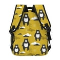 thumbnail image 4 of Disketp Cartoon Bear Yellow Mochila Estampada para Hombre y Mujer – Mochila Ligera Clásica con Múltiples Bolsillos para Universidad, Trabajo y Viajes-One Size, 4 of 5