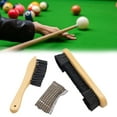 thumbnail image 6 of Fzaqwen Pool Table Cleaning Brush Set Cleaning Cloths Wooden Pool Table Brushes Billiard, 6 of 9