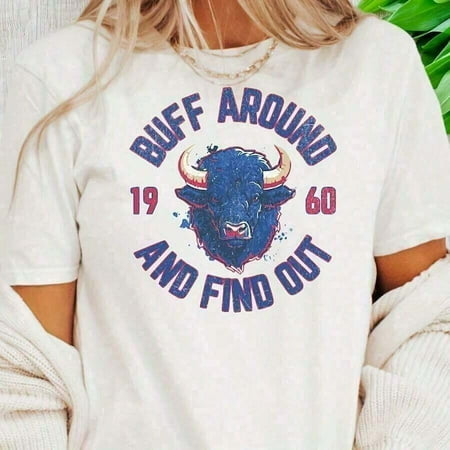 Buffalo Bill Shirt Buffalo Football Buffalo Bill Gift Vintage Buffalo Bill Buffalo Football Sweatshirt Game Day ShirtFashionable Breathable T-Shirt-Unisex Loose – Fit Comfortable Vintage Street