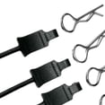 thumbnail image 3 of de carrocería RC para coche /10, accesorios de bricolaje negro CUTICAT Clips de carcasa de carrocería de coche RC, 3 of 4