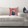 thumbnail image 6 of Feledorashia 4th of JulyIndependence Day Decorative Pillow Cover, Patriotic Printed Pattern Pillowcase, Machine Washable, for Home Party Wedding Holiday Celebrations Decorations, 6 of 6