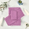 thumbnail image 6 of SKYSONIC 3 Pack Towel Flowers Pattern Cotton Bath Towel Set (1 Bath Towel, 1 Hand Towel, 1 Washcloth) for Bathroom, Super Soft and Quick Dry Towels, 6 of 7