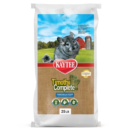 Kaytee Timothy Complete Chinchilla Food Timothy Hay 25 Pounds