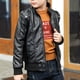 thumbnail image 4 of Abrigo De Invierno Para Niños Pequeños, Niños, Niñas, Prendas De Vestir Exteriores, Chaquetas, Abrigo De Moda, Abrigo Grueso Para Bebé, Chaqueta De Motocicleta, Negro Odeerbi LM103-3141, 4 of 9