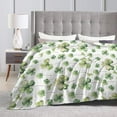 thumbnail image 4 of Kll Fleece Blanket Plush Throw Blanket St Patrick'S Day3,Soft Fuzzy Cozy Flannel Blanket For Couch Sofa Bed.(50"X40"), 4 of 9