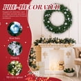 thumbnail image 3 of SamyoHome 48in Pre-lit Christmas Wreath, Lighted Artificial Garland with Dual-Tone LEDs for Door Wall Decor, Light Green, 3 of 9