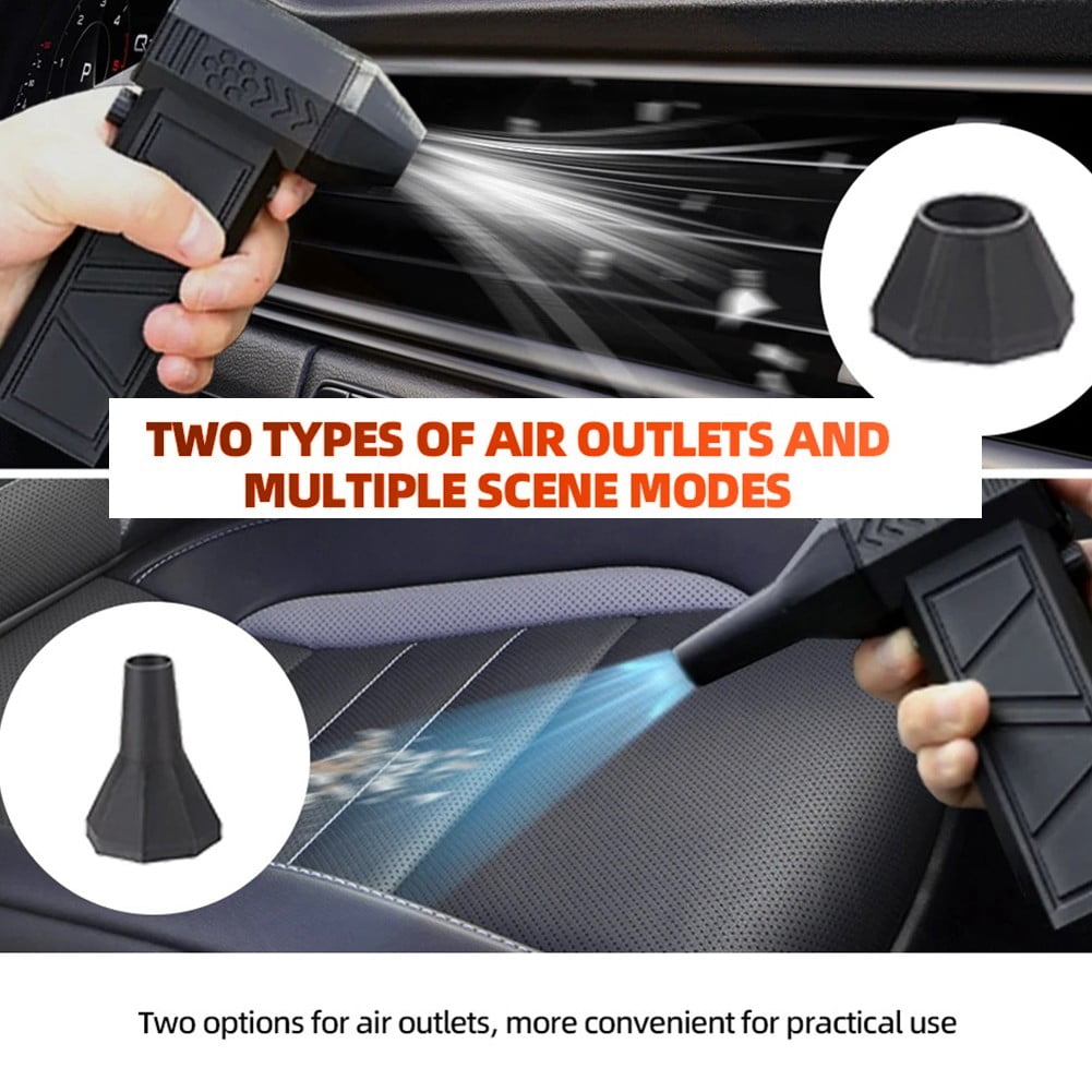 Mini Electric Air Blower Duster Cleaner Tool 140000RPM 52m/s Powerful Airflow Quiet Operation Long-Lasting Battery B