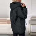 thumbnail image 4 of Karight Women's Puffer Jacket - Water-Resistant Insulated Winter Coat with Cinched Waist - Womens Hooded Quilted Jacket, 4 of 7