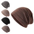 thumbnail image 2 of 2025 New Solid Color Hats For Man Male Classical Hip Hop Bonnet Caps Soft Cotton Windproof Headgear Autumn Spring grey One Size, 2 of 6