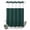 Green, variant on No Hook Shower Curtain, Pure Dark Green Shower Curtains for Bathroom with See Through Top Window, Simple Solid Color Waterproof & Washable Bath Curtain Standard 72"x72"