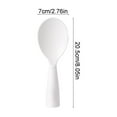 thumbnail image 3 of Vxdvou Non-Stick Vertical Rice Spoon, White Plastic Serving Spoon for Rice Cooker, Kitchen Utensils Set for Home and Kitchen, Mess-Free Rice Serving, Ideal for Kitchen Organization, 3 of 6