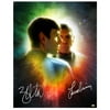 Leonard Nimoy and Zachary Quinto Autographed 11?14 Star Trek Spock Legacy Photo