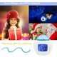 thumbnail image 2 of Despertador de descompresión creativo, luz nocturna LED de 7 colores para niños, reloj de proyección de estrellas para estimular la imaginación y la creatividad en las habitaciones de los niños, 2 of 5
