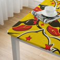 thumbnail image 5 of Acheng Rubber Ducks Sunglasses Stars Square Table Cloth 100% Polyester Fiber 52*52, 5 of 8
