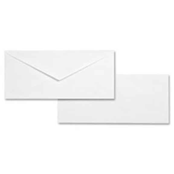 Business Envelopes, No.10, 24lb., Regular, 500-BX, WE Wove