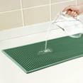 thumbnail image 3 of Unique Bargains Silicone Dish Drying Mat for Kitchen Counter Green 23.6*11.8*0.4 inch, 3 of 6