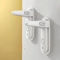thumbnail image 1 of 2pcs Childproof Door Lever Lock Baby Safety Door Handle Lock, 1 of 3