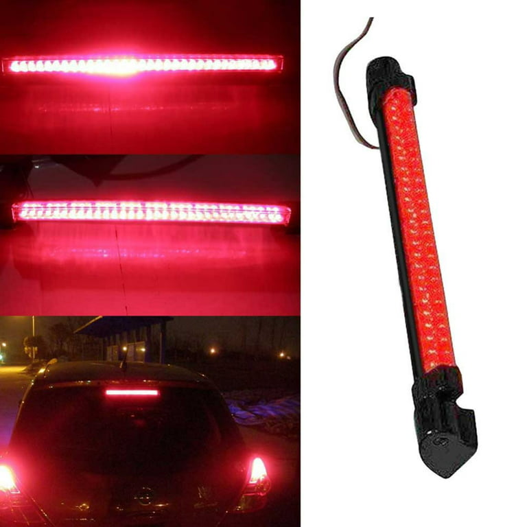 Bluethy 12V Auto Car Tail Brake Light Bar Red LED High Mount Stop
