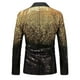 thumbnail image 2 of Ceisia Men's Slim Sequin-Gradient Notched-Lapel Single-Breasted Performance Polyester Blazer Gift, 2 of 4
