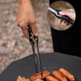 thumbnail image 1 of Pinza Para Barbacoa Clip de pinzas para alimentos de barbacoa de acero inoxidable, pinzas de cocina portátiles para barbacoa, ligeras, 1 of 6