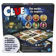 لعبة Clue Classic Mystery Board للأطفال والعائلة الذين تزيد أعمارهم عن 8 سنوات، 2-6 لاعبين (حصريًا من وول مارت)