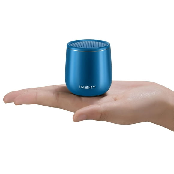 Altavoz Bluetooth INSMY, pequeño, impermeable, portátil, azul