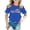 T10-Blue, variant on Rhuody Girl Tops Back To School Short Sleeve O Neck Cartoon Letter Prints Tee 8-9 Years Light Blue