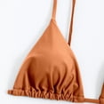thumbnail image 6 of Daznico Women's 3-Piece Bikini Set, Triangle Top with Two Styles of Bottoms,L, 6 of 7