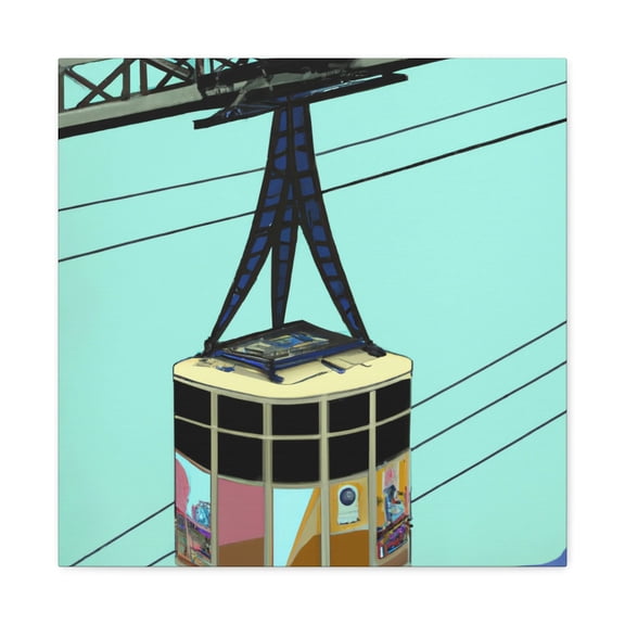 Cable Car Majesty. - Canvas